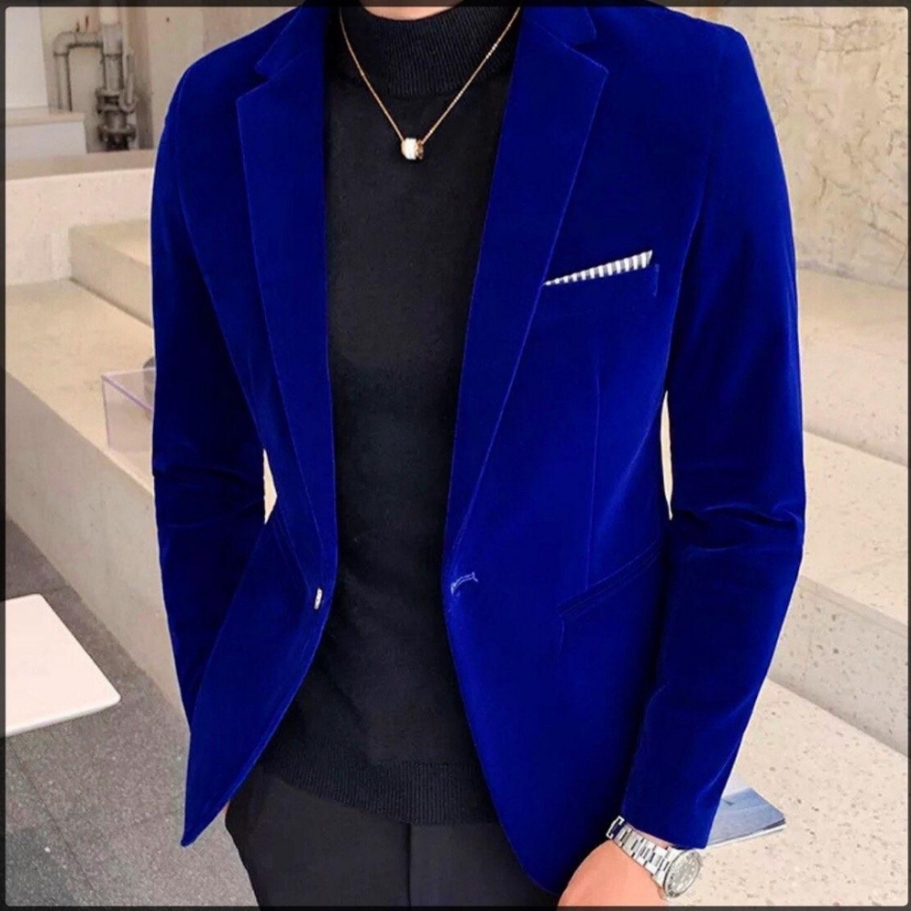 Mens Suede Sports Jacket